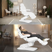 Astrahouse Creations - Sillón cama giratorio eléctrico Ultralux con 4 motores 